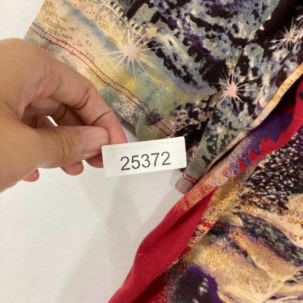 Catherines Size 1x Red Multi Color Festive Holida… - image 8